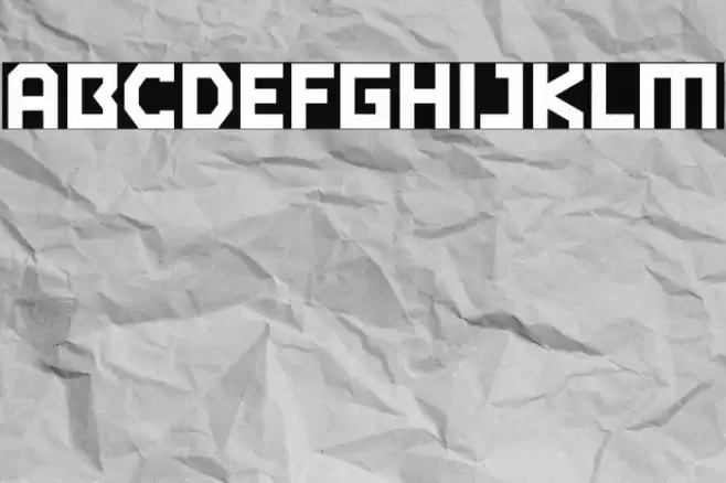 Robot Personal Use Font examples