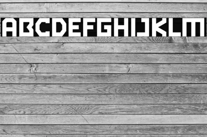 Robot Personal Use Font examples