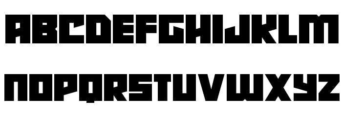 Robot Radicals Font LOWERCASE