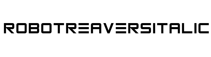 Robot Reavers Italic Polices