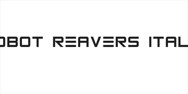 Robot Reavers Italic Logo