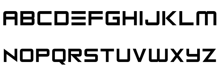 Robot Reavers Italic Font LOWERCASE
