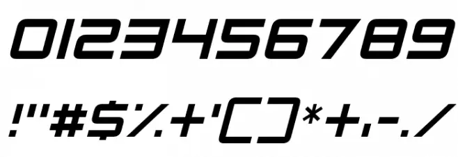 Robot Reavers Font OTHER CHARS