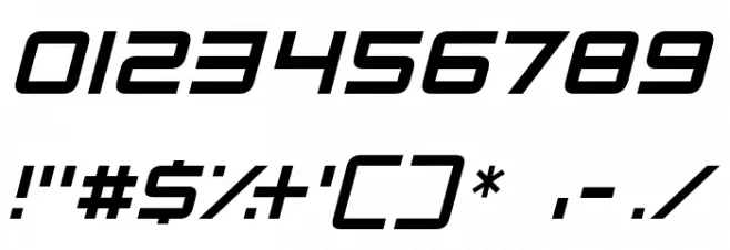 Robot Reavers Font OTHER CHARS