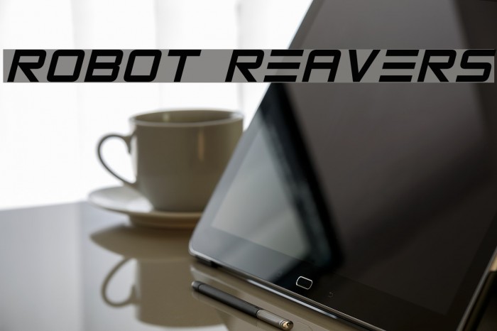 Robot Reavers Шрифта examples