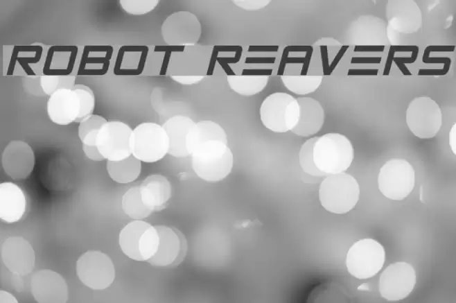 Robot Reavers Font examples