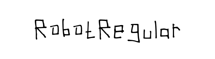 Robot Regular  Frei Schriftart Herunterladen