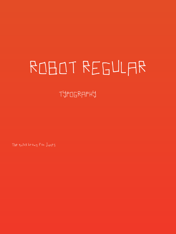 Robot Regular Poster