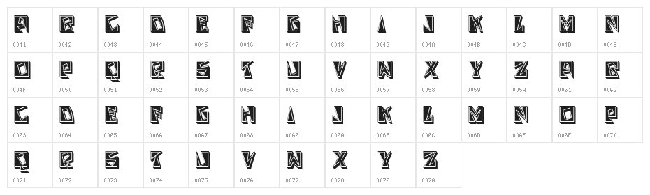 Robot Regular Character Map