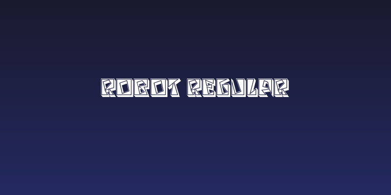 Robot Regular Social Header