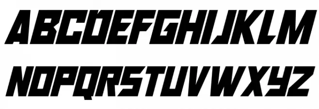 Robot Renegades Italic Schriftart Groß