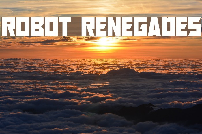 Robot Renegades Font examples