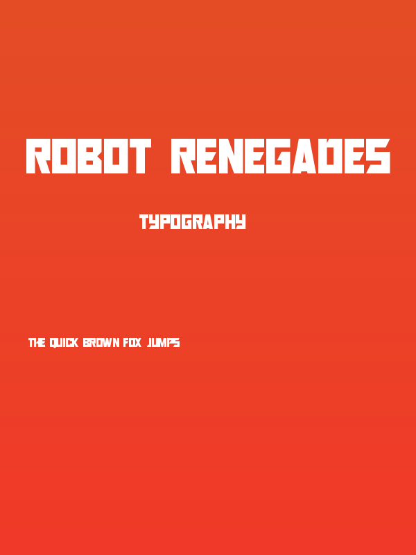 Robot Renegades Poster
