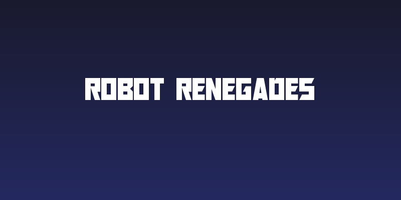 Robot Renegades Social Header
