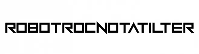 Robot Roc Not a Tilter  Fuentes Gratis Descargar