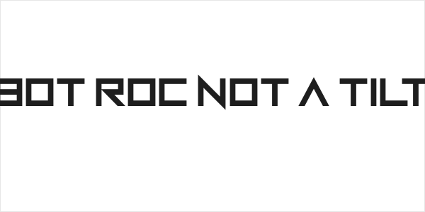 Robot Roc Not a Tilter Logo