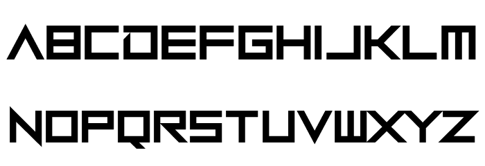 Robot Roc Not a Tilter Font LOWERCASE