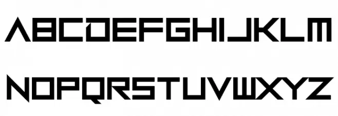 Robot Roc Not a Tilter Fuentes MINÚSCULAS