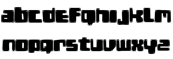 Robot Socialista Font LOWERCASE