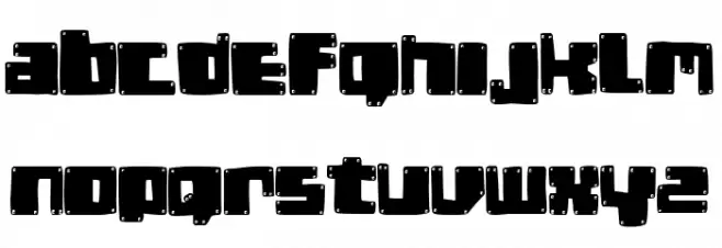 Robot Socialista Font Litere mici