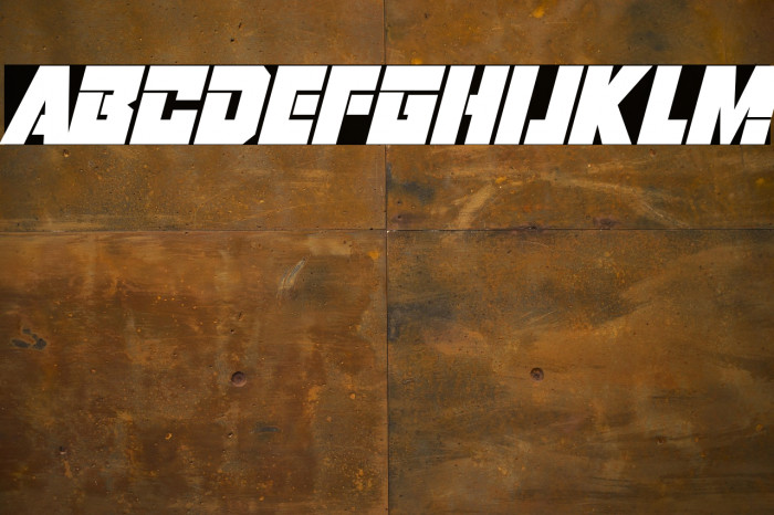 Robot Warriors Italic Example 3