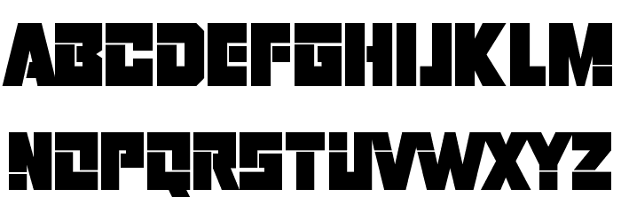 Robot Warriors Font LOWERCASE