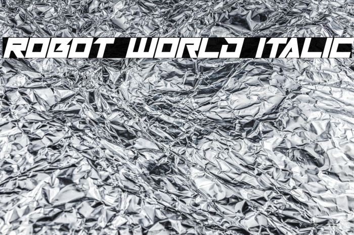 Robot World Italic Example 3