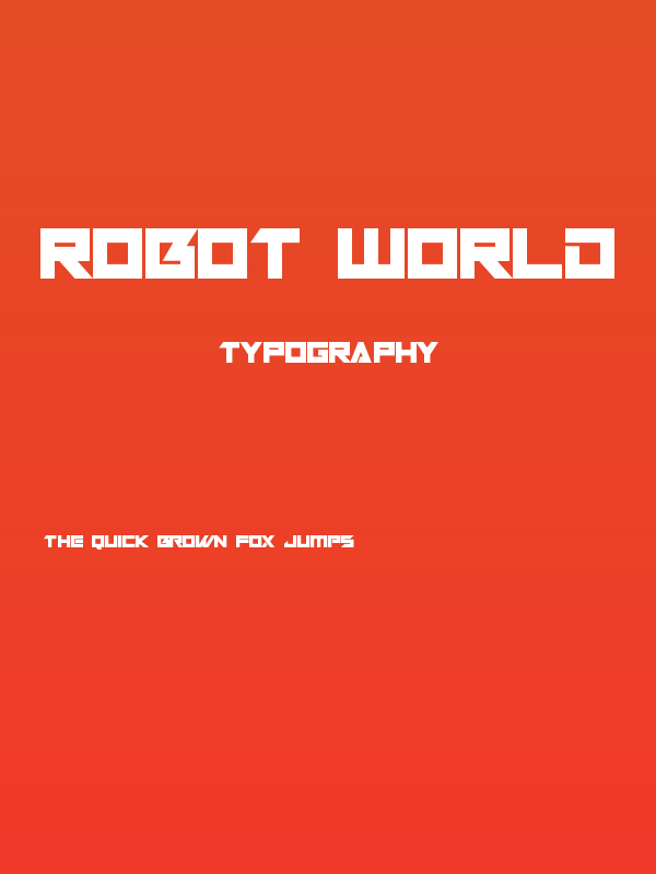 Robot World Poster