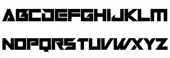 Robot World Schriftart Kleinbuchstaben