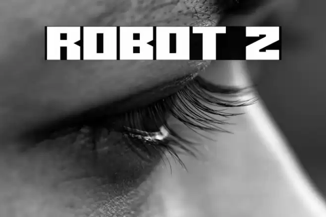 Robot Z Font examples