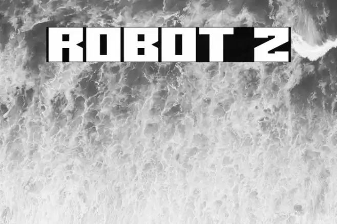 Robot Z Font examples