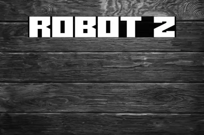 Robot Z Font examples