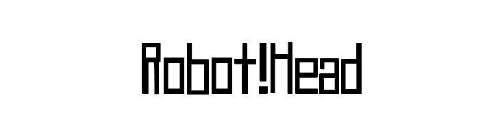 Robot!Head Schriftart