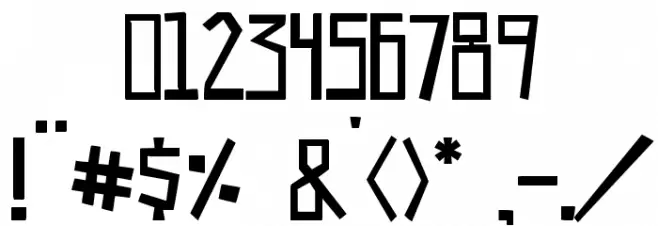 Robot!Head Schriftart Anderer Schreiben