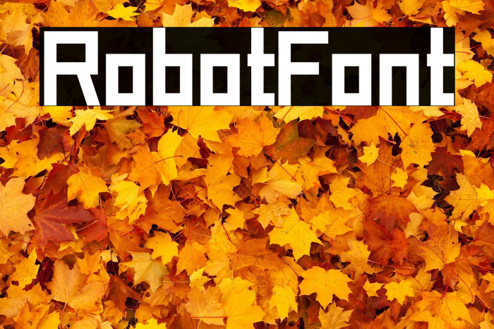Robot_Font Example 2