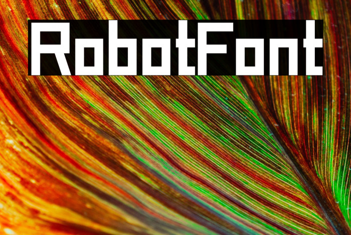 Robot_Font Example 3