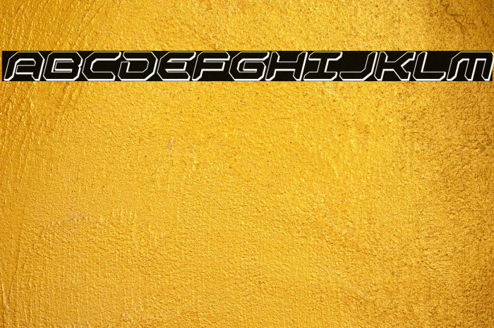 Robotaur 3D Italic Example 3