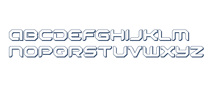 Robotaur 3D Lowercase