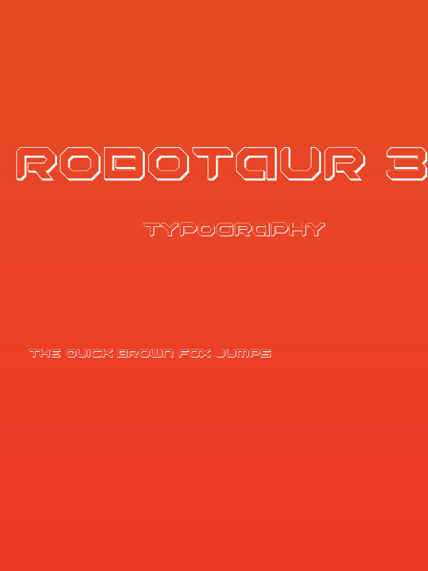 Robotaur 3D Poster
