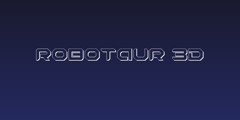 Robotaur 3D Social Header