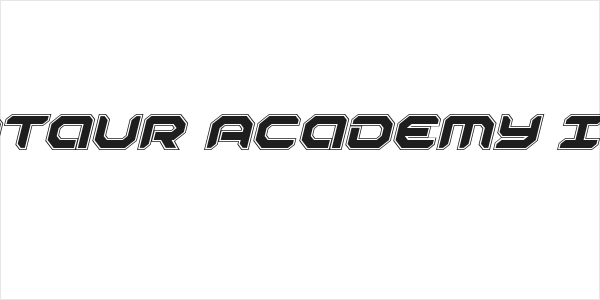 Robotaur Academy Italic Logo