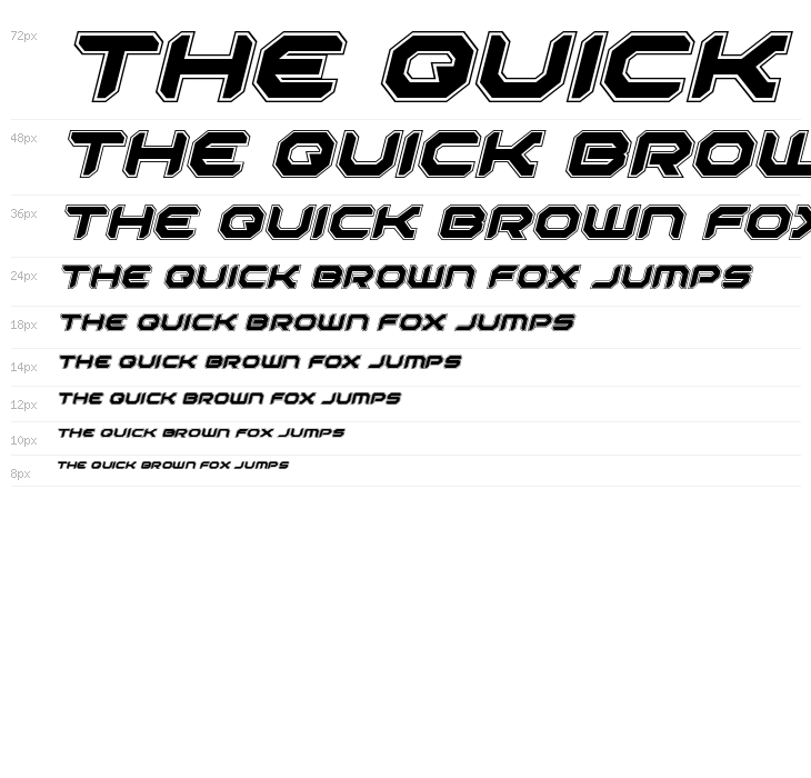 Robotaur Academy Italic Waterfall