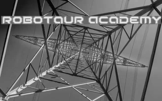 Robotaur Academy Font examples