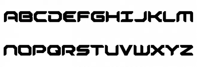 Robotaur Bold Schriftart Groß
