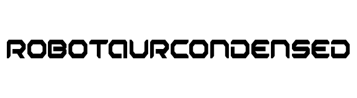 Robotaur Condensed  font caratteri gratis