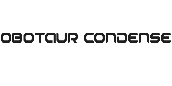Robotaur Condensed Logo