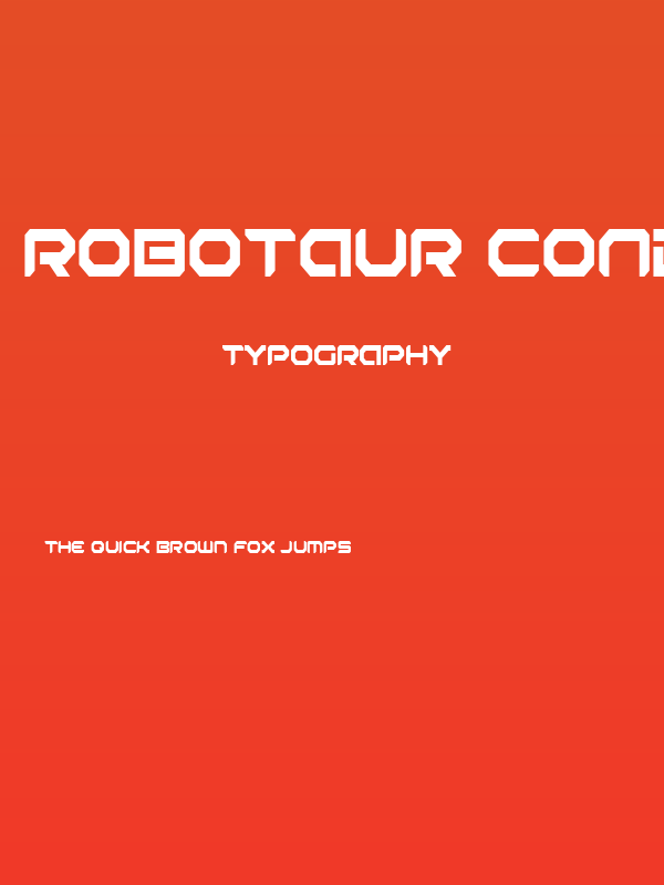 Robotaur Condensed Poster