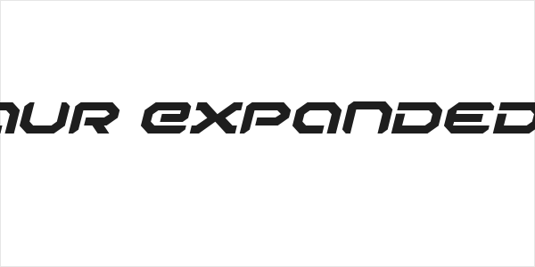 Robotaur Expanded Italic Logo