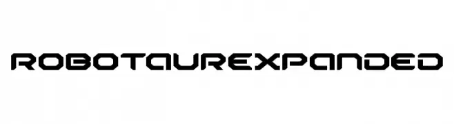 Robotaur Expanded  Frei Schriftart Herunterladen