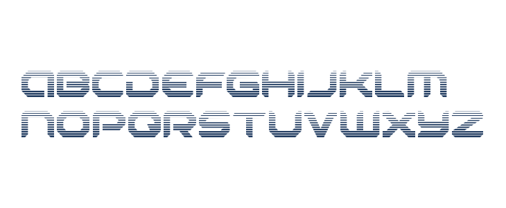 Robotaur Gradient Lowercase